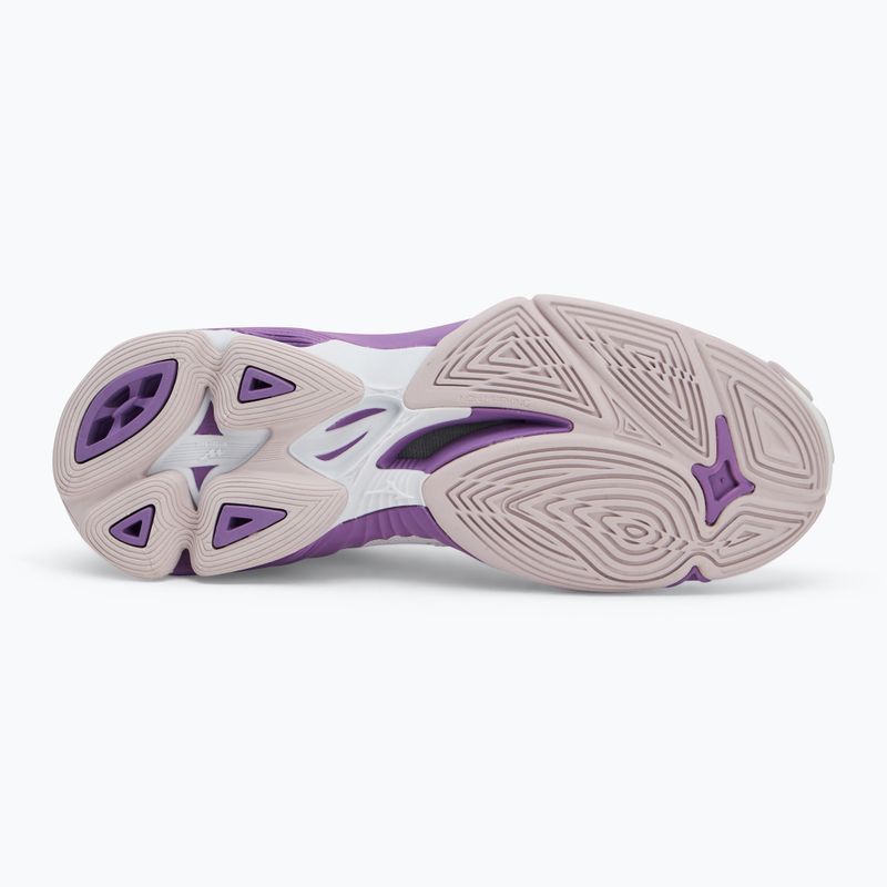 Volleyballschuhe Damen Mizuno Wave Voltage 2 white/patrician purple/quince 4