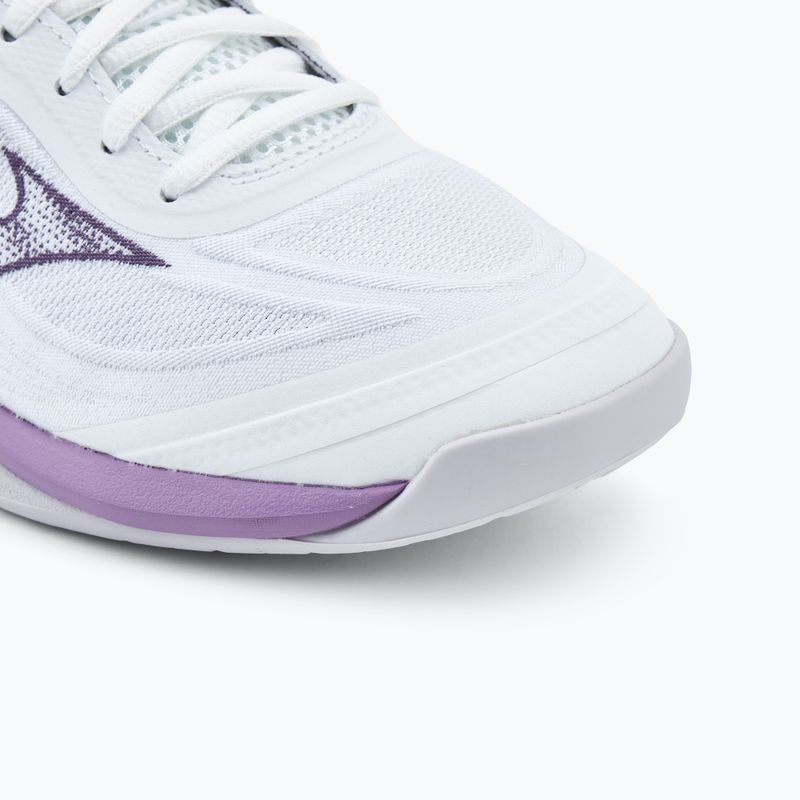 Damen Volleyballschuhe Mizuno Wave Luminous 3 weiß/violett/quince 7