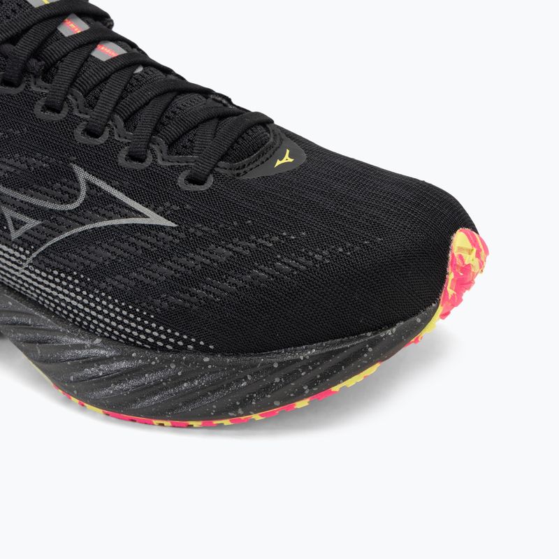 Herren Laufschuhe Mizuno Wave Rider 28 schwarz/silber/kalk 7