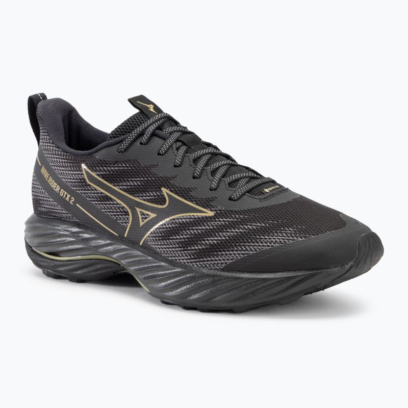 Herren Laufschuhe Mizuno Wave Rider GTX 2 schwarz/golden halo/quiet shade