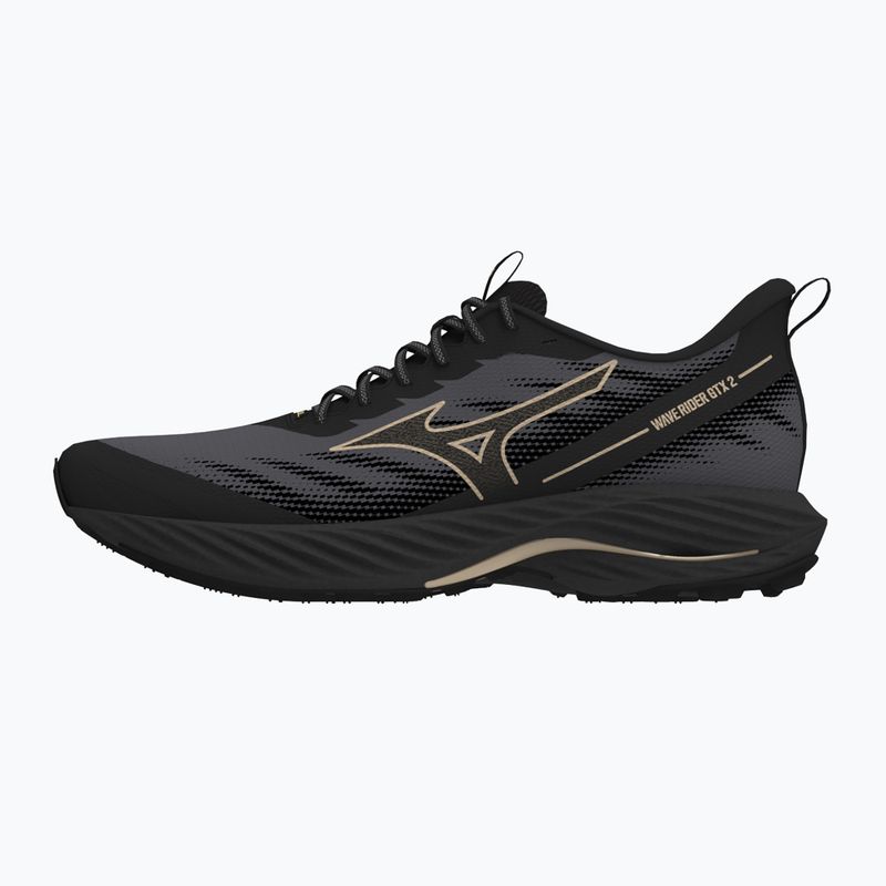 Damen Laufschuhe Mizuno Wave Rider GTX 2 iron gate/ge gold/schwarz 8