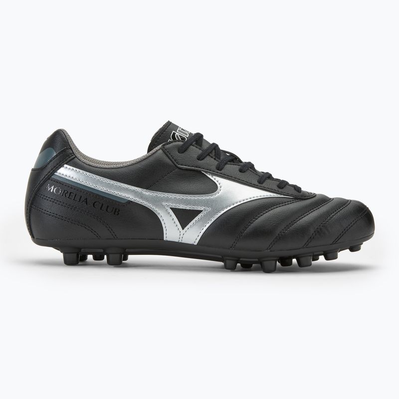 Mizuno Morelia II Club AG schwarz/Galaxysilber/dunkler Schatten Männer Fußballschuhe 2