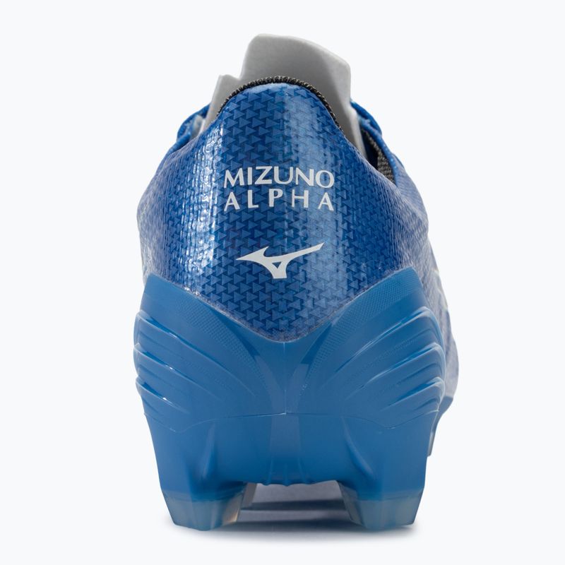 Herren Fußballschuhe Mizuno α Pro FG weiß/laser blau/gold 6