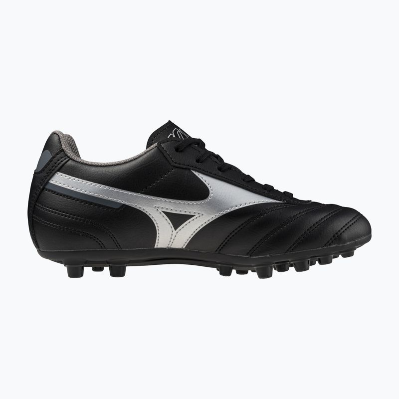 Kinder-Fußballschuhe Mizuno Morelia II Club AG schwarz/galaxysilber/dark shadow 2