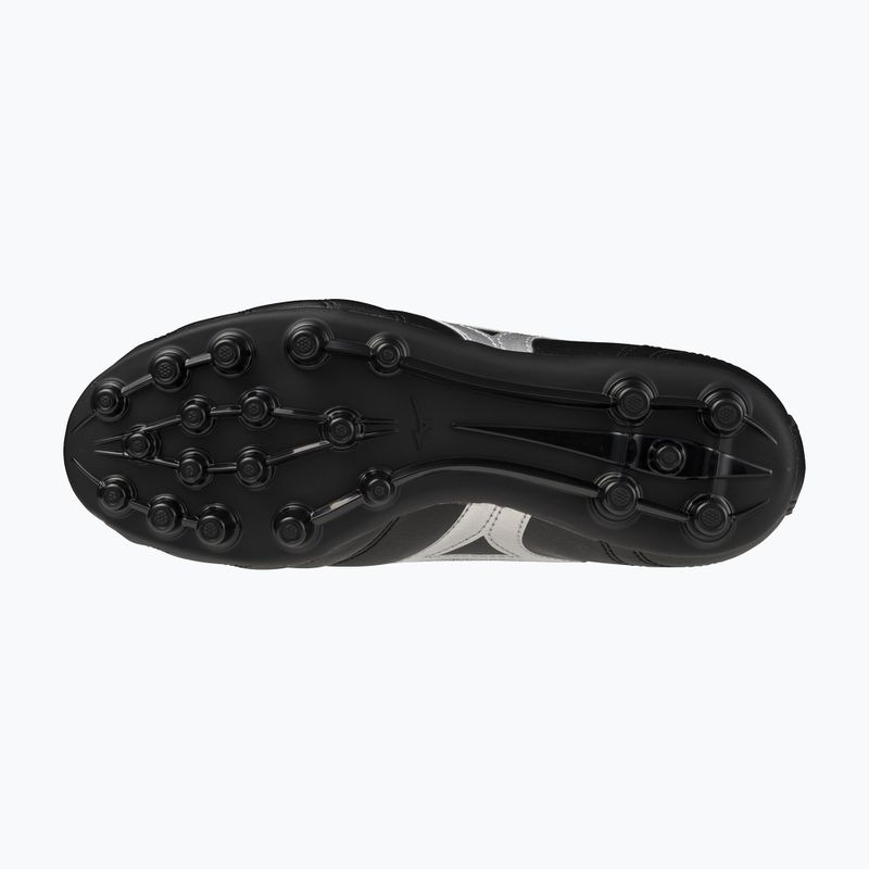 Kinder-Fußballschuhe Mizuno Morelia II Club AG schwarz/galaxysilber/dark shadow 4