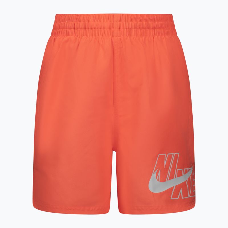 Nike Logo Solid Lap Kinder-Badeshorts orange NESSA771-821