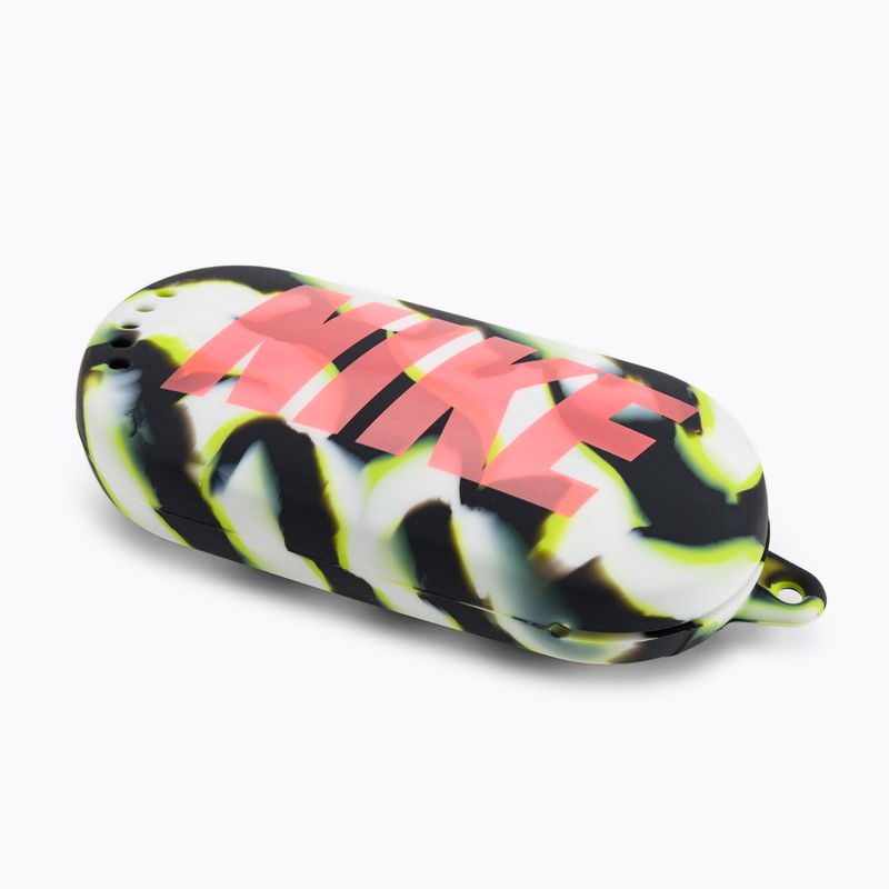Nike Goggle Case für Schwimmbrillen grün und weiß NESSB171
