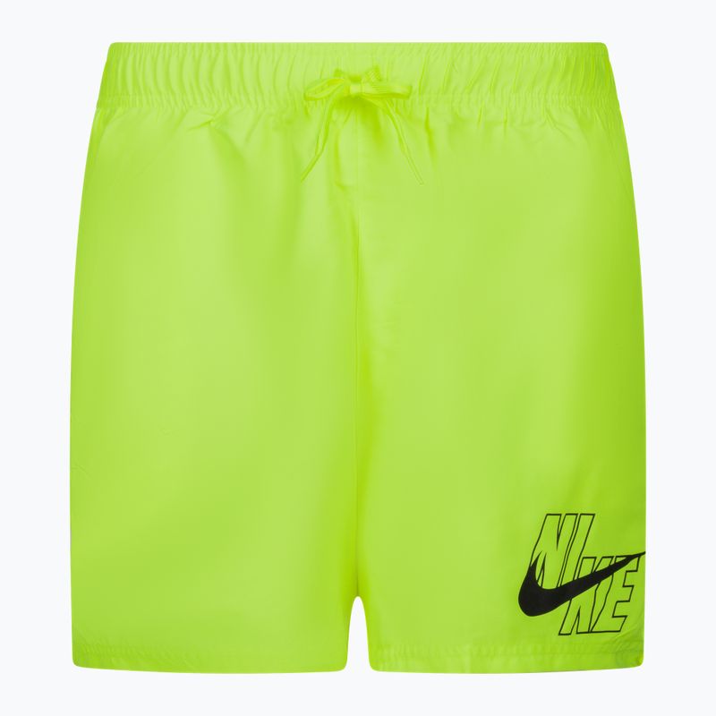 Herren Nike Logo Solid 5" Volley Badeshorts gelb NESSA566-737