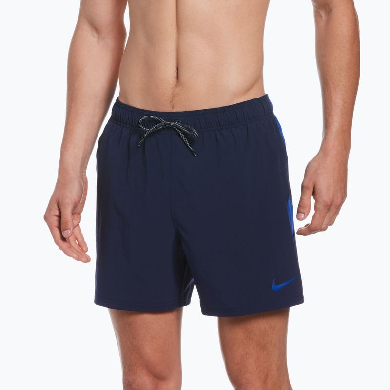 Nike Contend 5" Volley Herren Badeshorts navy blau NESSB500-440 5