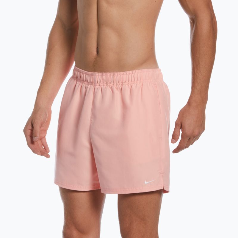 Herren Nike Essential 5" Volley Badeshorts rosa NESSA560-626 4