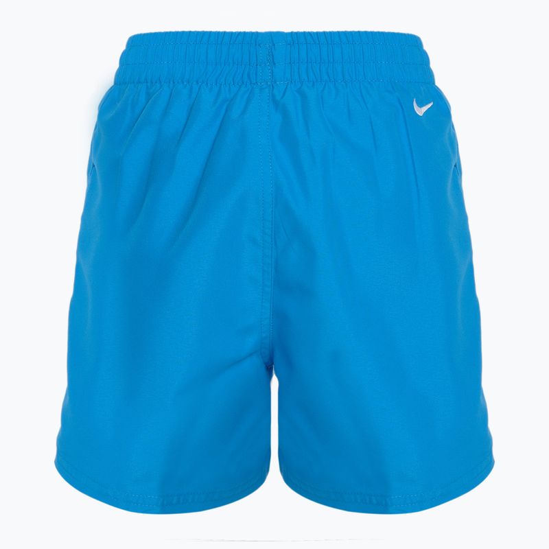 Kinder Nike Split Logo 4" Volley Schwimmen Shorts Foto blau 2