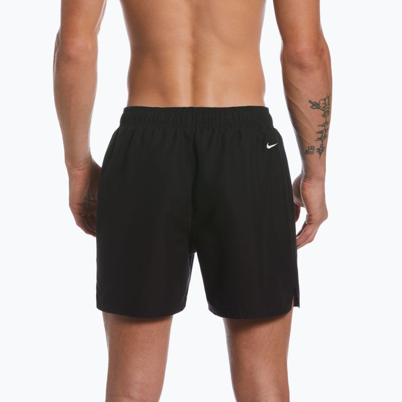 Herren Nike Swoosh Break 5" Volley Badeshorts schwarz NESSC601-001 4