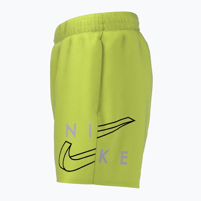 Kinder Nike Split Logo 4" Volley Badeshorts grün NESSC786-312 6