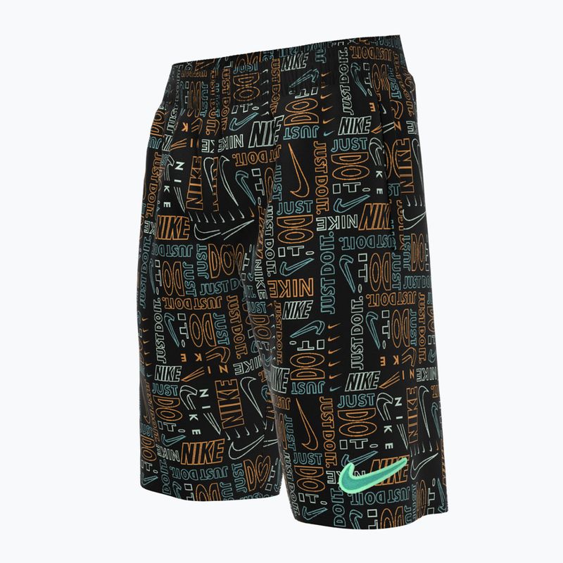 Nike Logo Mashup 8" Volley Kinder-Badeshorts schwarz NESSC791-001 4