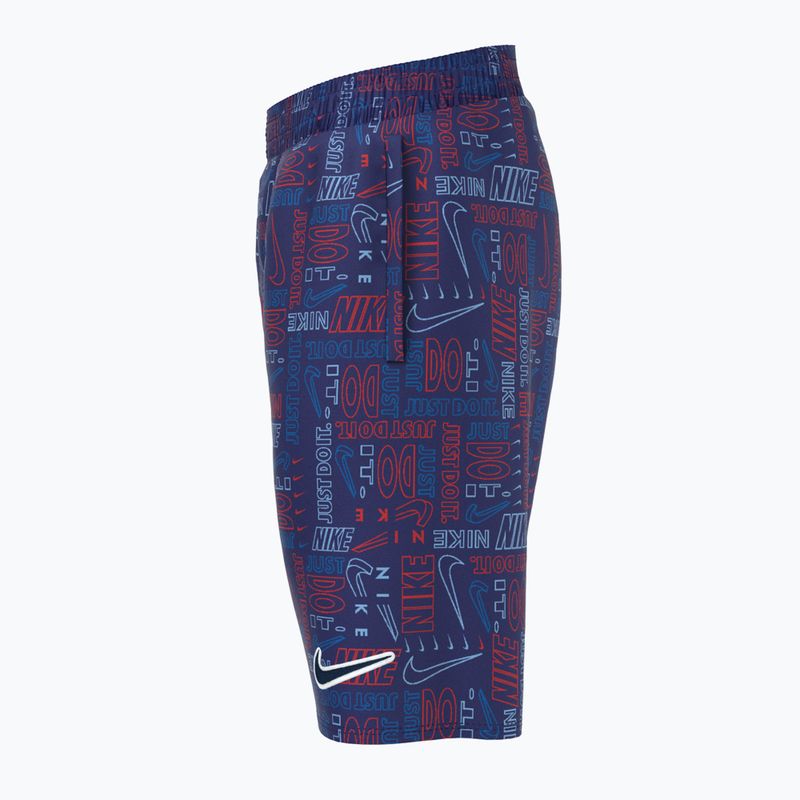 Nike Logo Mashup 8" Volley Kinder Badeshorts navy blau NESSC791-440 6