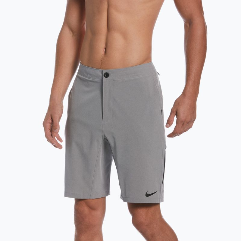 Herren Nike Flow 9  Hybrid Schwimmshorts grau NESSC515 5