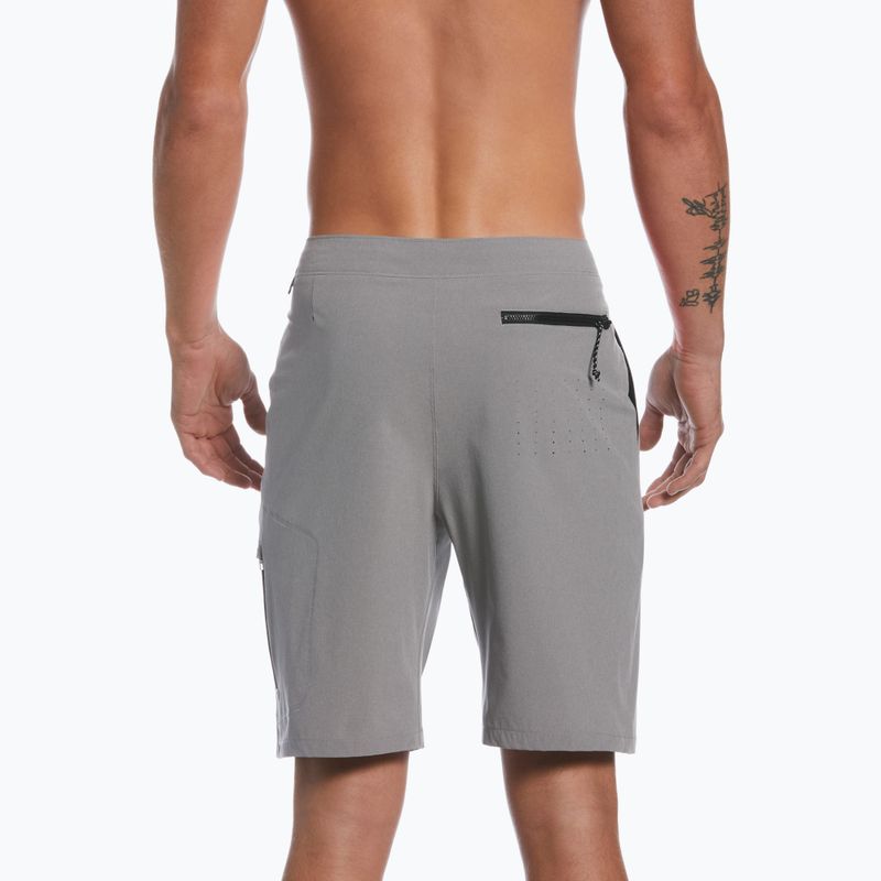 Herren Nike Flow 9  Hybrid Schwimmshorts grau NESSC515 6