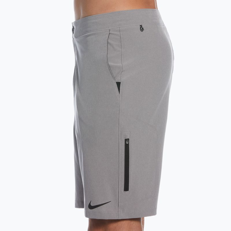 Herren Nike Flow 9  Hybrid Schwimmshorts grau NESSC515 7