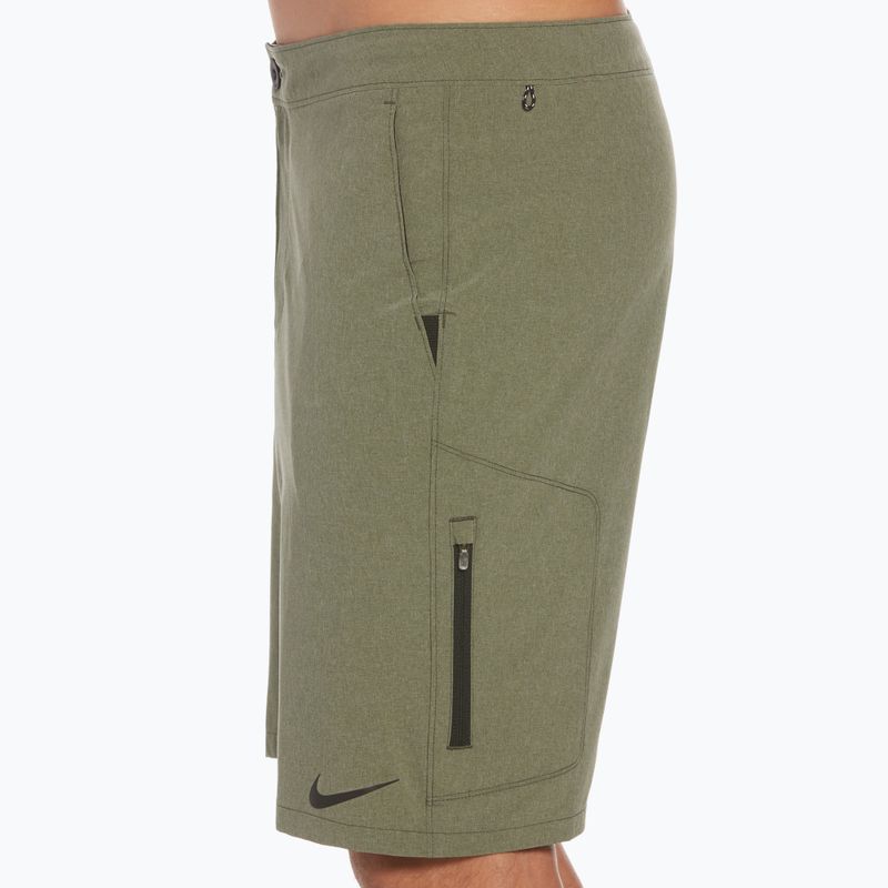 Herren Nike Flow 9  Hybrid Badeshorts grün NESSC515 7