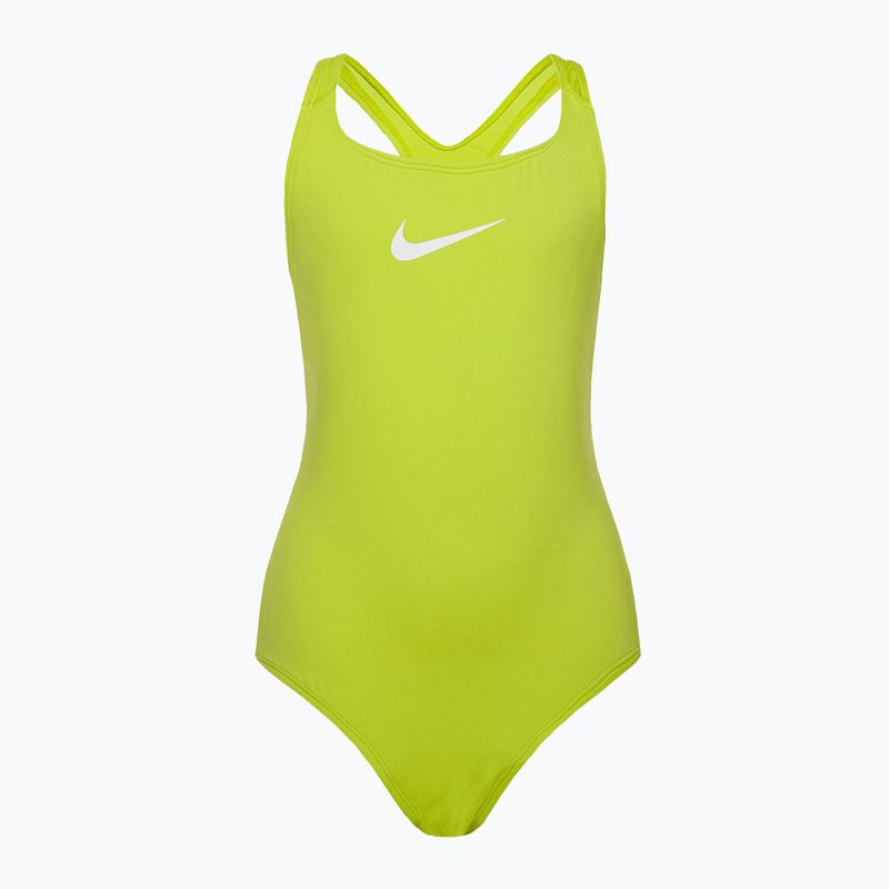 Nike Essential Racerback Kinder Badeanzug einteilig grün NESSB711-312