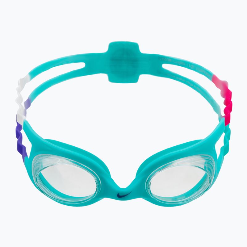 Nike Easy Fit 339 hellblaue Schwimmbrille für Kinder NESSB166 2