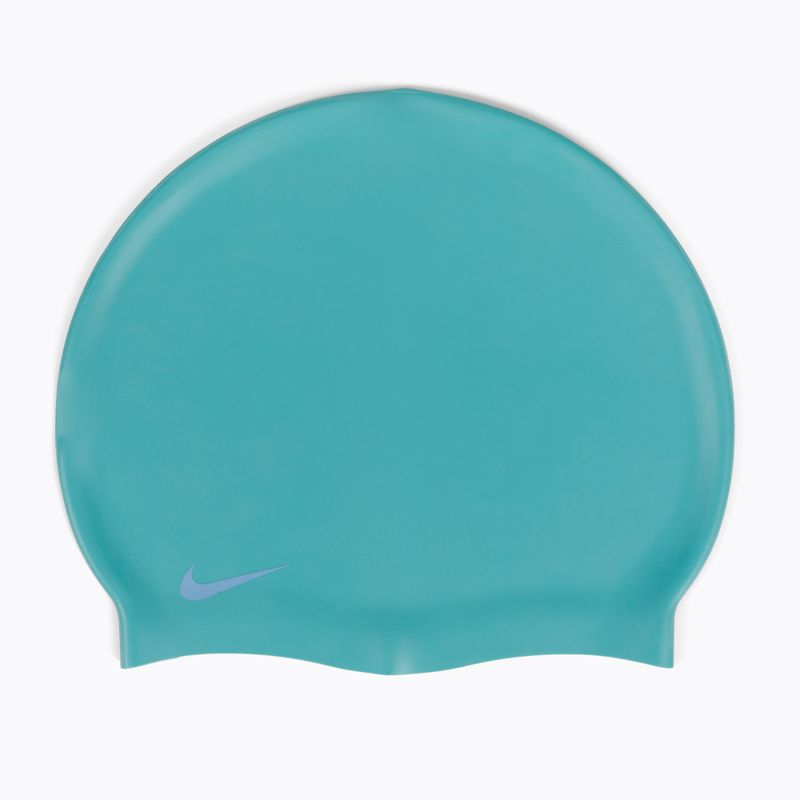 Nike Solid Silicone Badekappe blau 93060-339