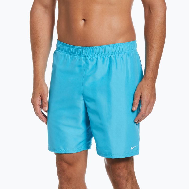 Herren Nike Essential 7" Volley Badeshorts chlorine blau NESSA559-445 5