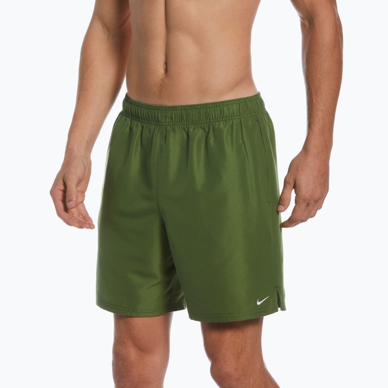 Herren Nike Essential 7" Volley Badeshorts grün NESSA559-316 4