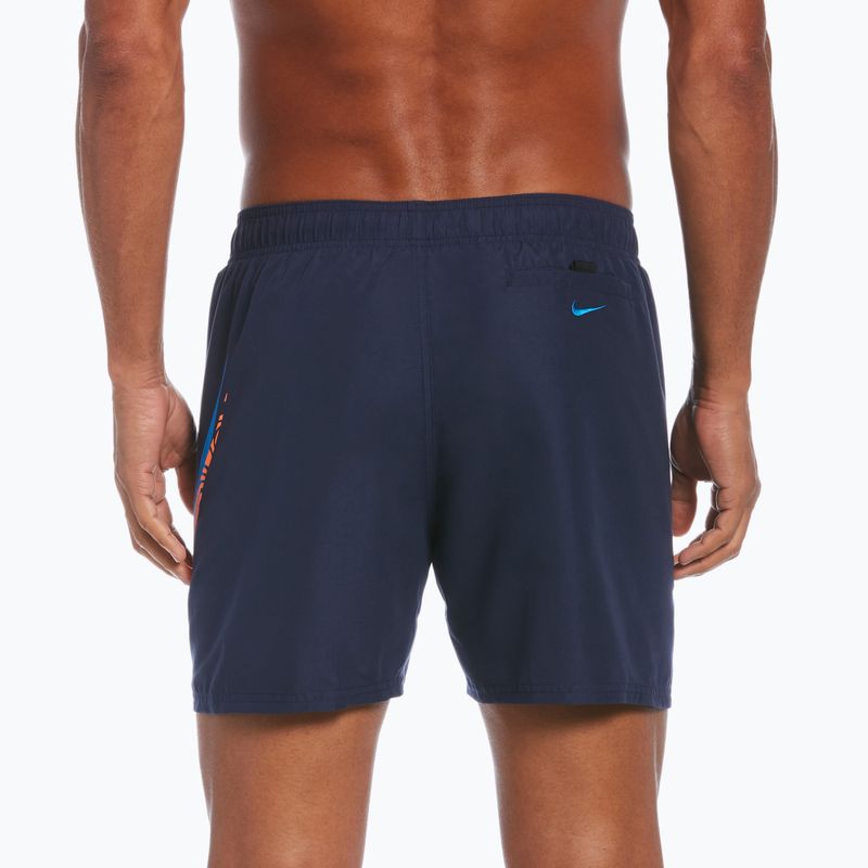 Herren Nike Liquify Swoosh 5" Volley Badeshorts navy blau NESSC611-440 2