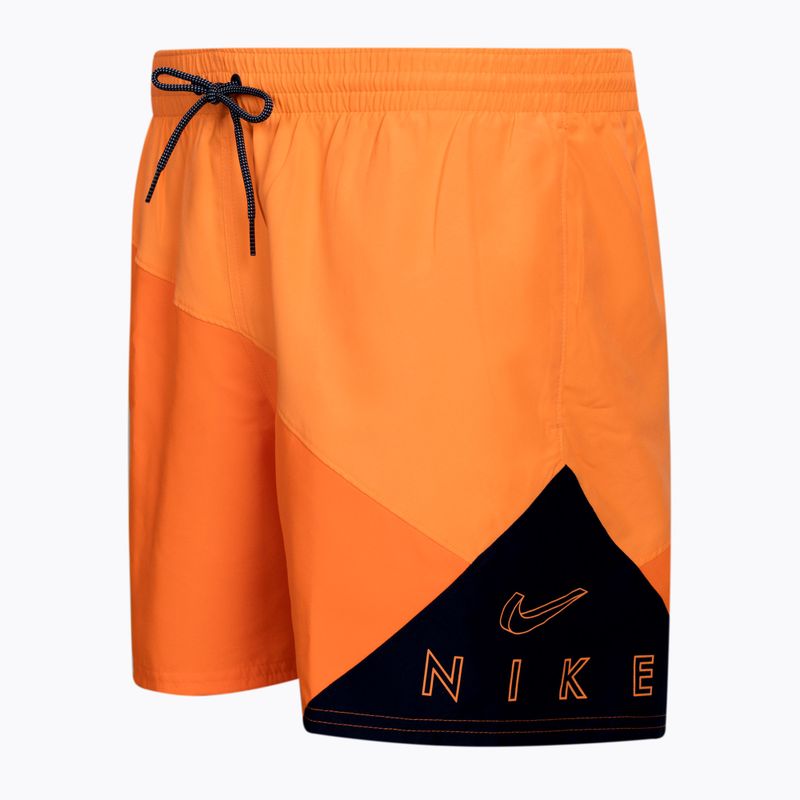 Herren Nike Logo 5" Volley Badeshorts blau NESSC470-440 6