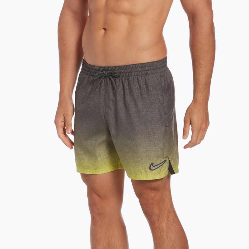 Herren Nike Jdi Fade 5" Volley Badeshorts braun NESSC479-312 5