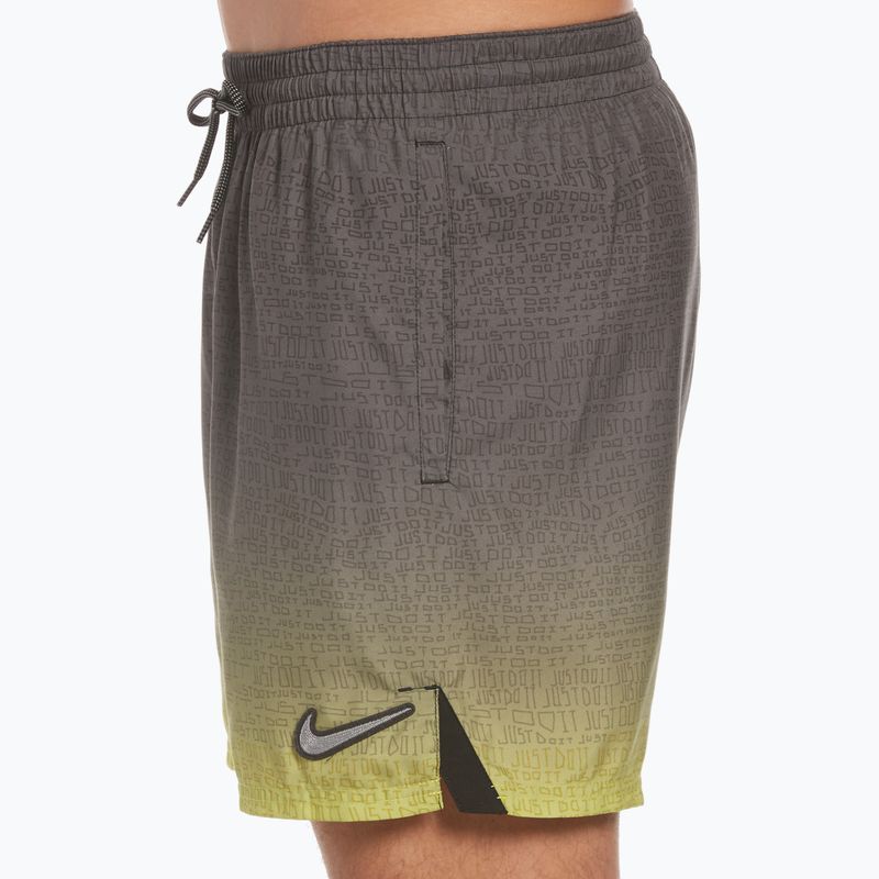 Herren Nike Jdi Fade 5" Volley Badeshorts braun NESSC479-312 7