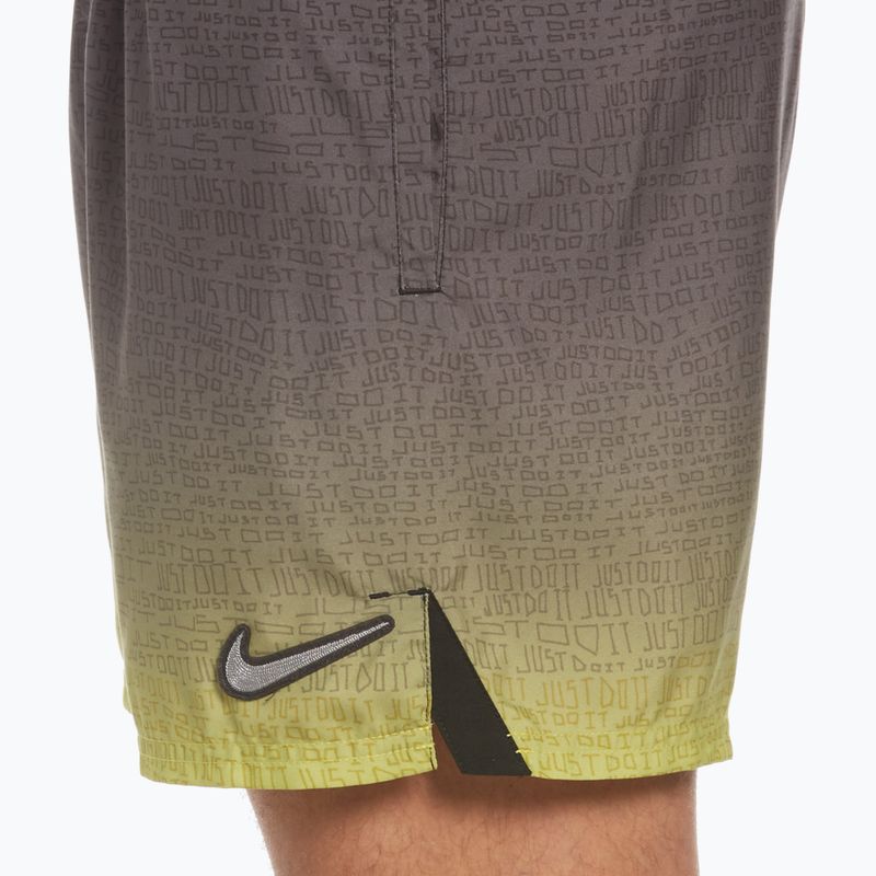 Herren Nike Jdi Fade 5" Volley Badeshorts braun NESSC479-312 8