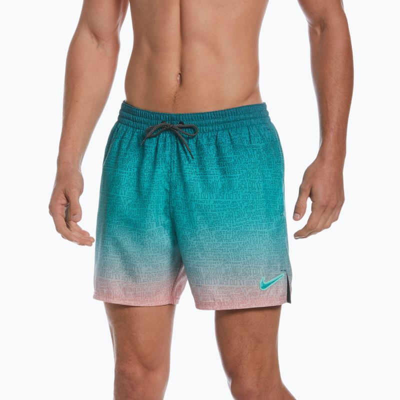 Herren Nike Jdi Fade 5" Volley Badeshorts blau NESSC479-626 5