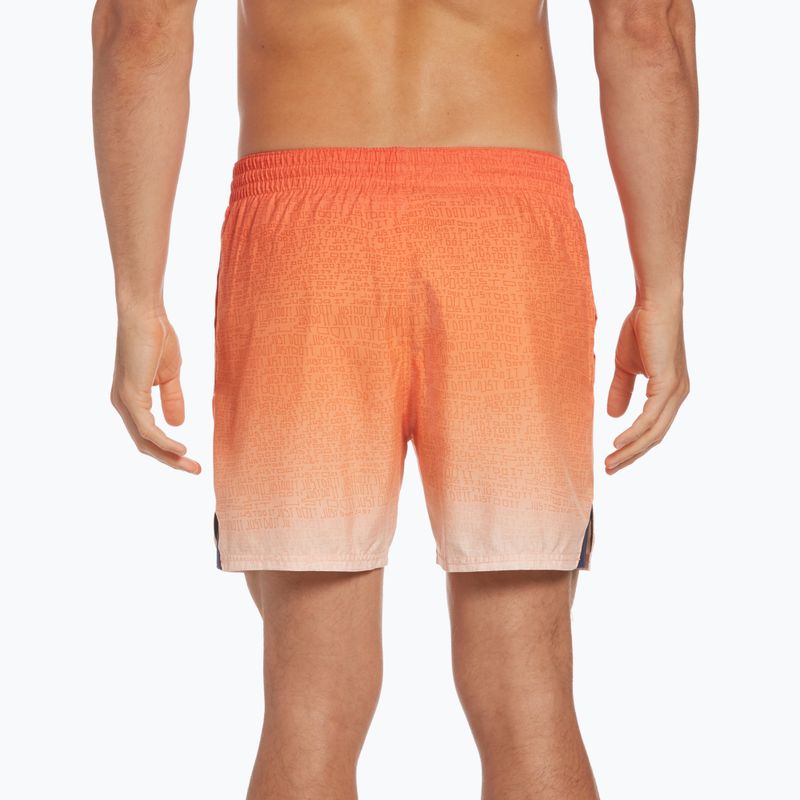 Herren Nike Jdi Fade 5" Volley Badeshorts orange NESSC479-817 6