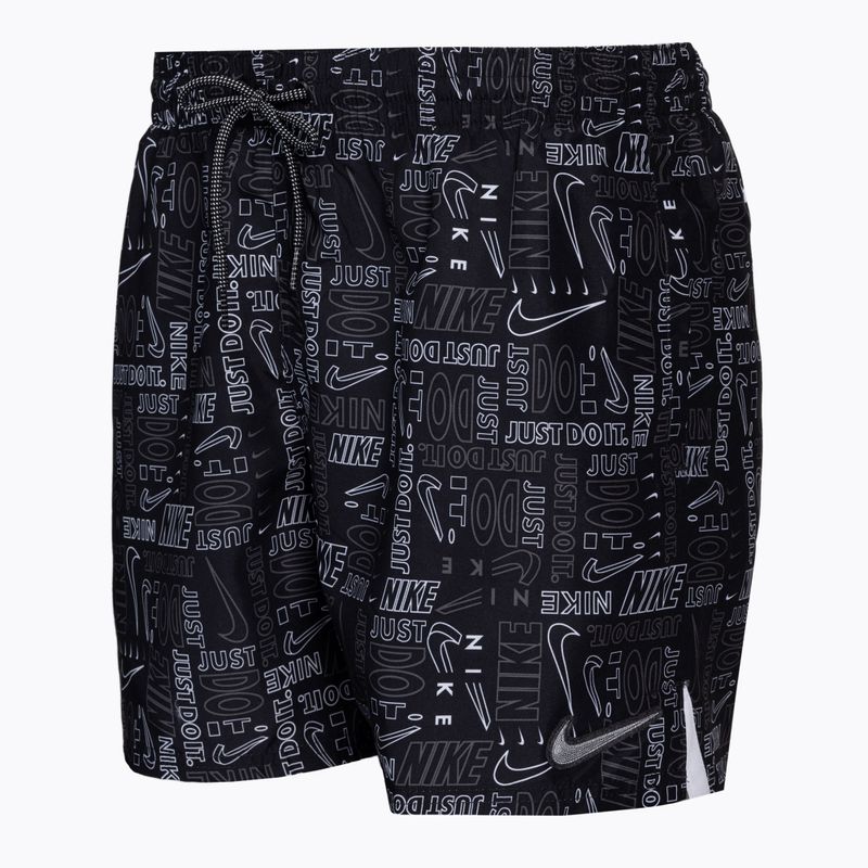 Herren Nike Logo Mashup 5" Volley Badeshorts schwarz NESSC482-001 3