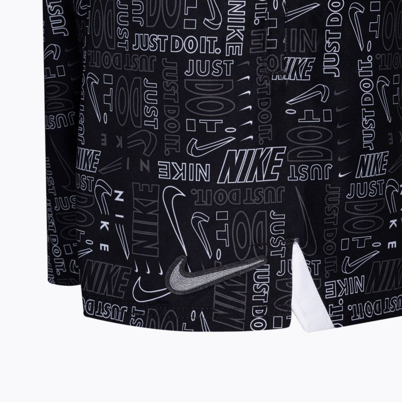 Herren Nike Logo Mashup 5" Volley Badeshorts schwarz NESSC482-001 4