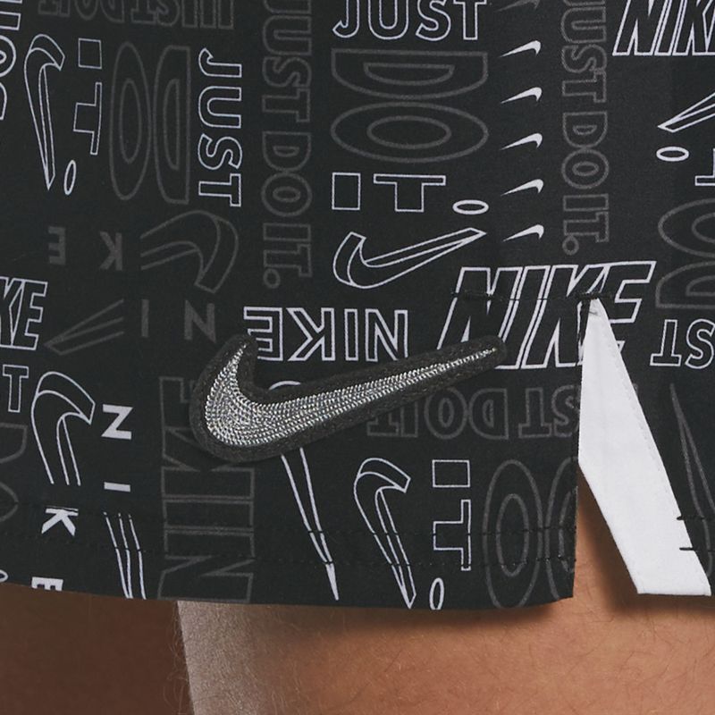 Herren Nike Logo Mashup 5" Volley Badeshorts schwarz NESSC482-001 7