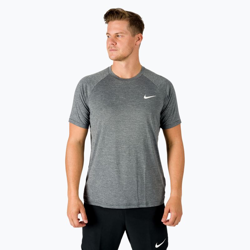 Herren Trainings-T-Shirt Nike Heather schwarz NESSB658-001