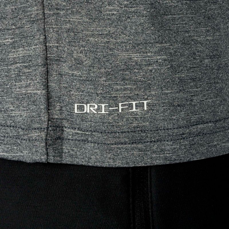 Herren Trainings-T-Shirt Nike Heather schwarz NESSB658-001 6