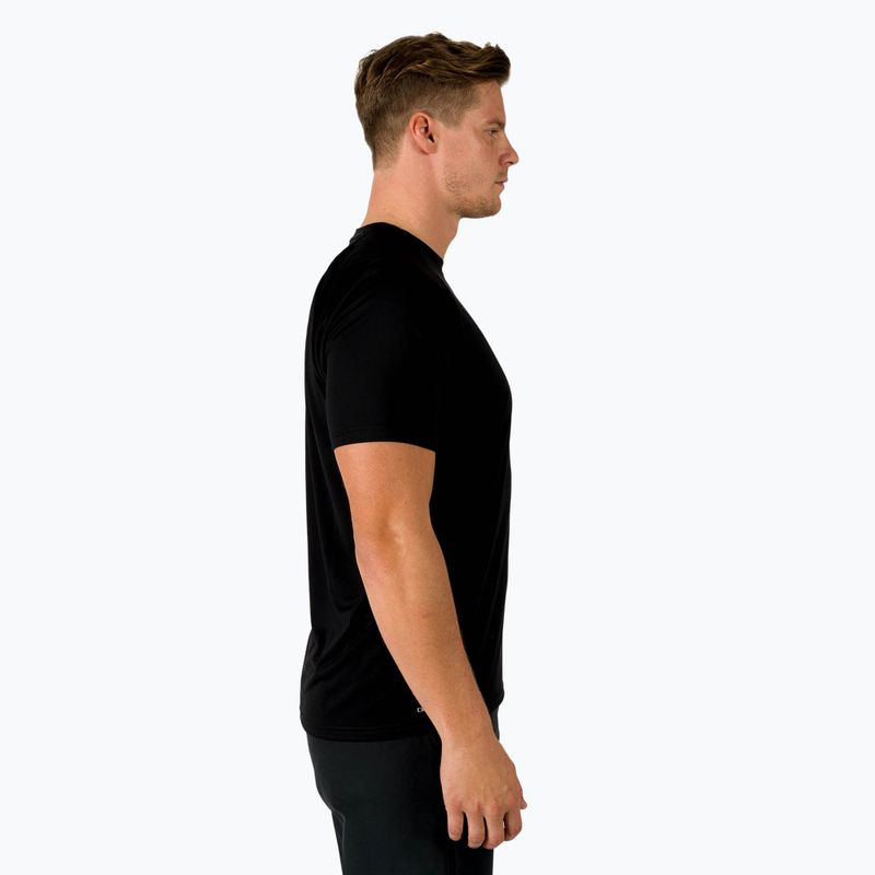 Herren Trainings-T-Shirt Nike Ring Logo schwarz NESSC666-001 3