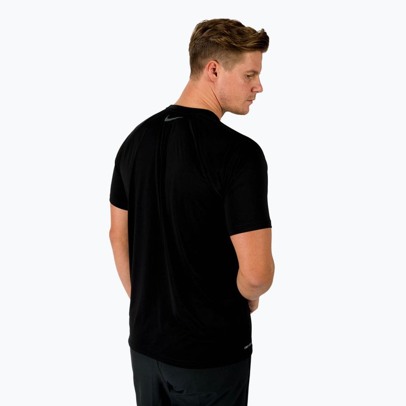 Herren Trainings-T-Shirt Nike Ring Logo schwarz NESSC666-001 4