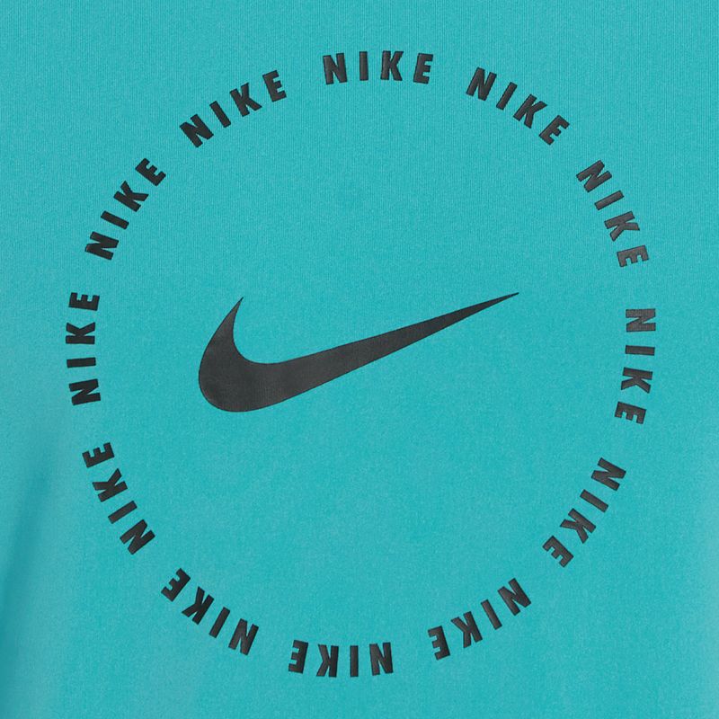 Herren Trainings-T-Shirt Nike Ring Logo türkis NESSC666-339 10