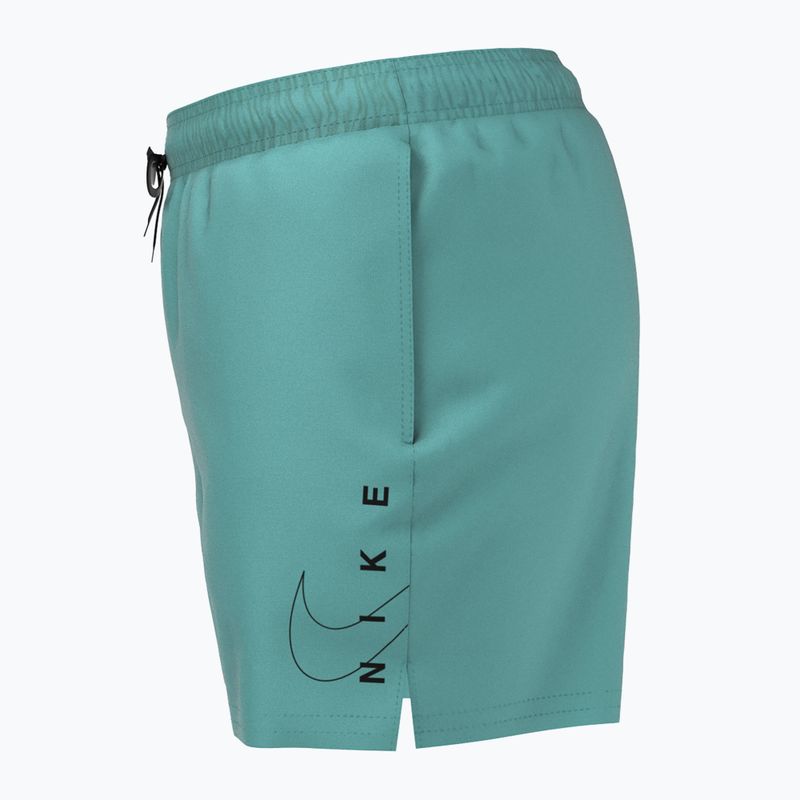 Nike Swoosh Break 5" Volley Badeshorts für Männer, gewaschene blaue Farbe 7