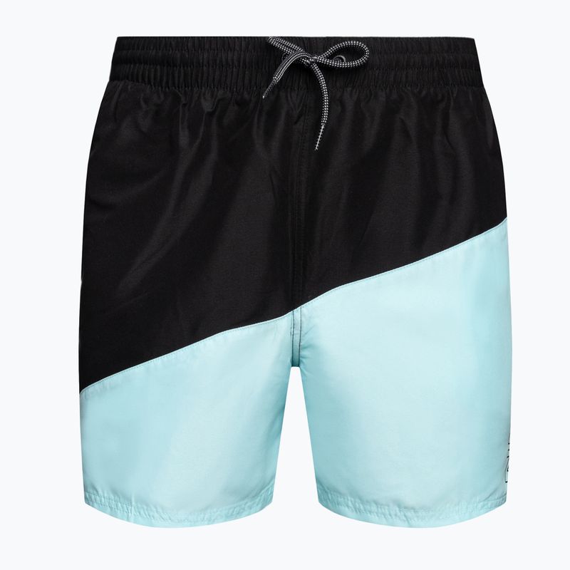 Herren Badehose Nike Block Swoosh 5" Volley blau NESSC492