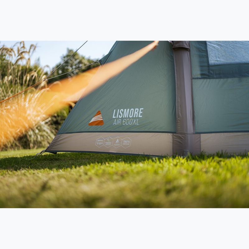 Vango Lismore Air 600XL Paket Mineral grün 6-Personen-Campingzelt 8