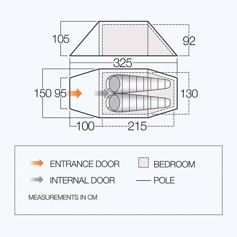 Vango Scafell 200 pamir grün 2-Personen-Campingzelt 2