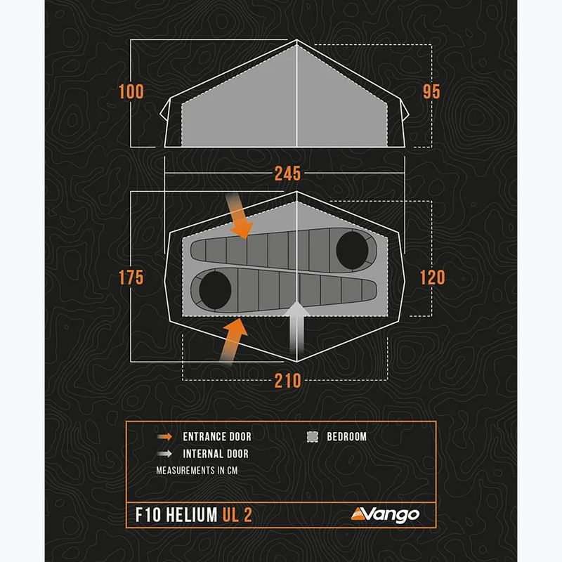 Vango Helium UL 2 alpingrün 2-Personen-Trekkingzelt 2