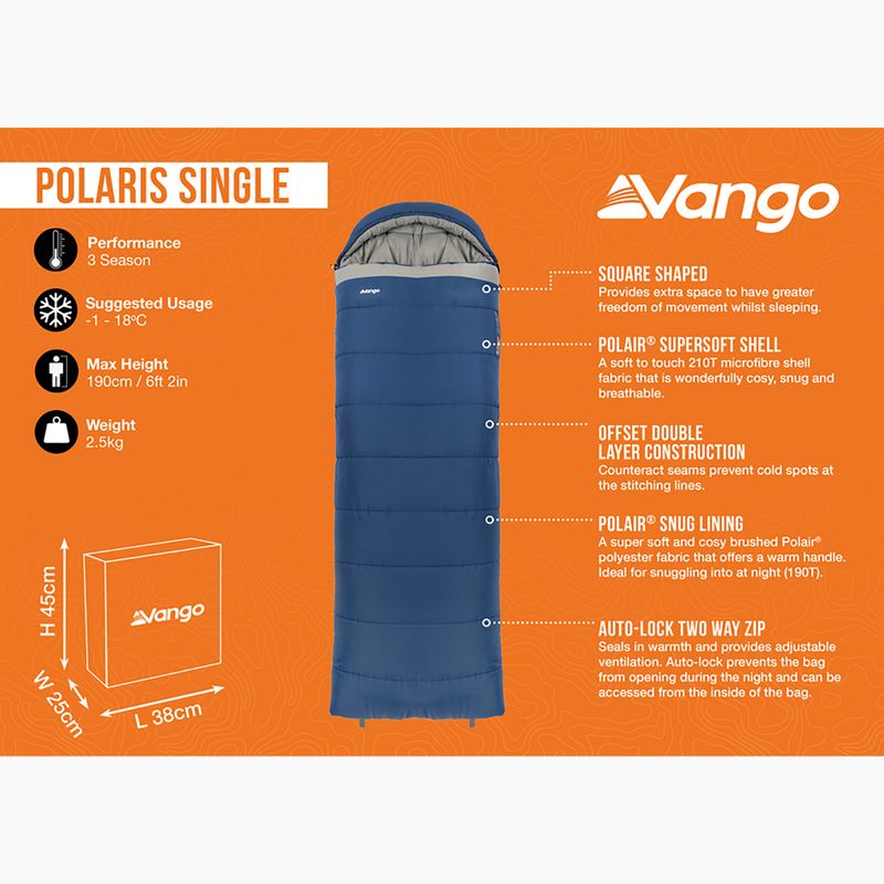 Vango Polaris Single Neptun Schlafsack 9