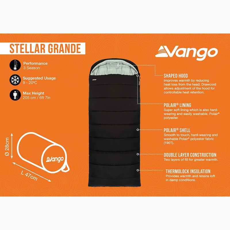 Vango Stellar Grande Schlafsack schwarz 9